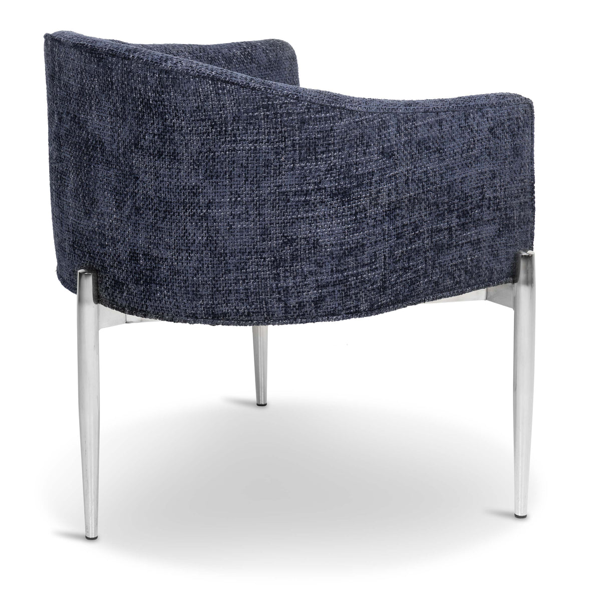 Art Deco Dining Chair in Knit Fabric