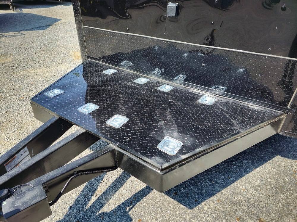 8.5' X 20' Black Concession Trailer Food Event Catering