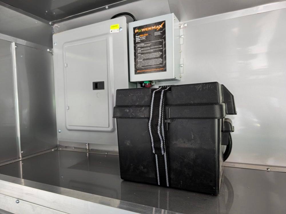 8.5' X 20' Black Concession Trailer Food Event Catering