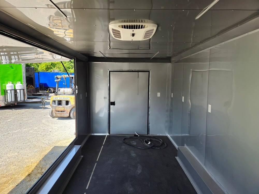 8.5' X 20' Black Concession Trailer Food Event Catering
