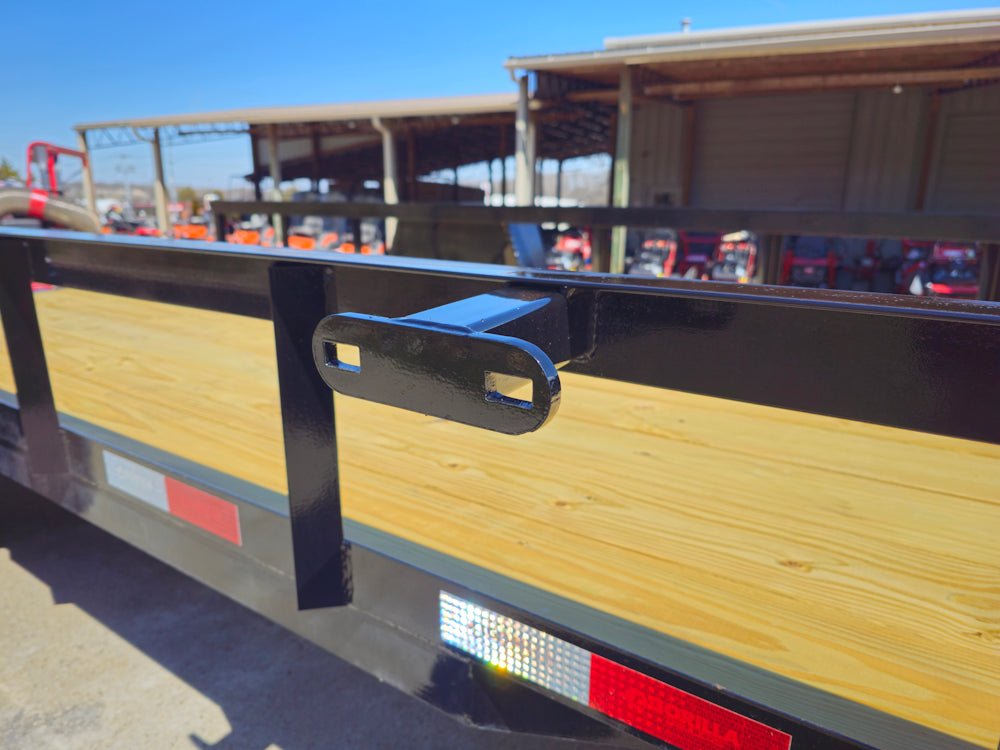 6'4" x 14 Utility Trailer Dovetail With Gate Powder Coated 3,500lb Axle