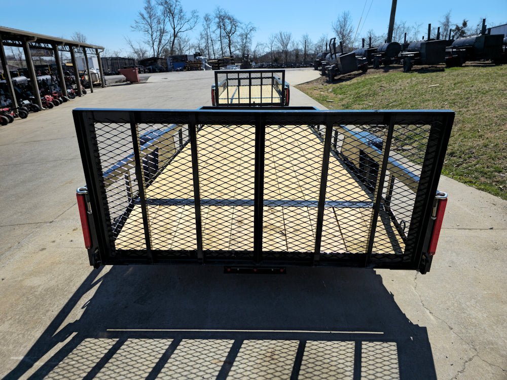 6'4" x 14 Utility Trailer Dovetail With Gate Powder Coated 3,500lb Axle