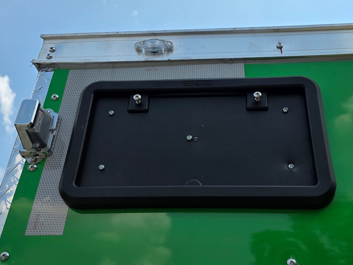 8.5x24 Lime Green Enclosed Hybrid (2) 7,000lb axles
