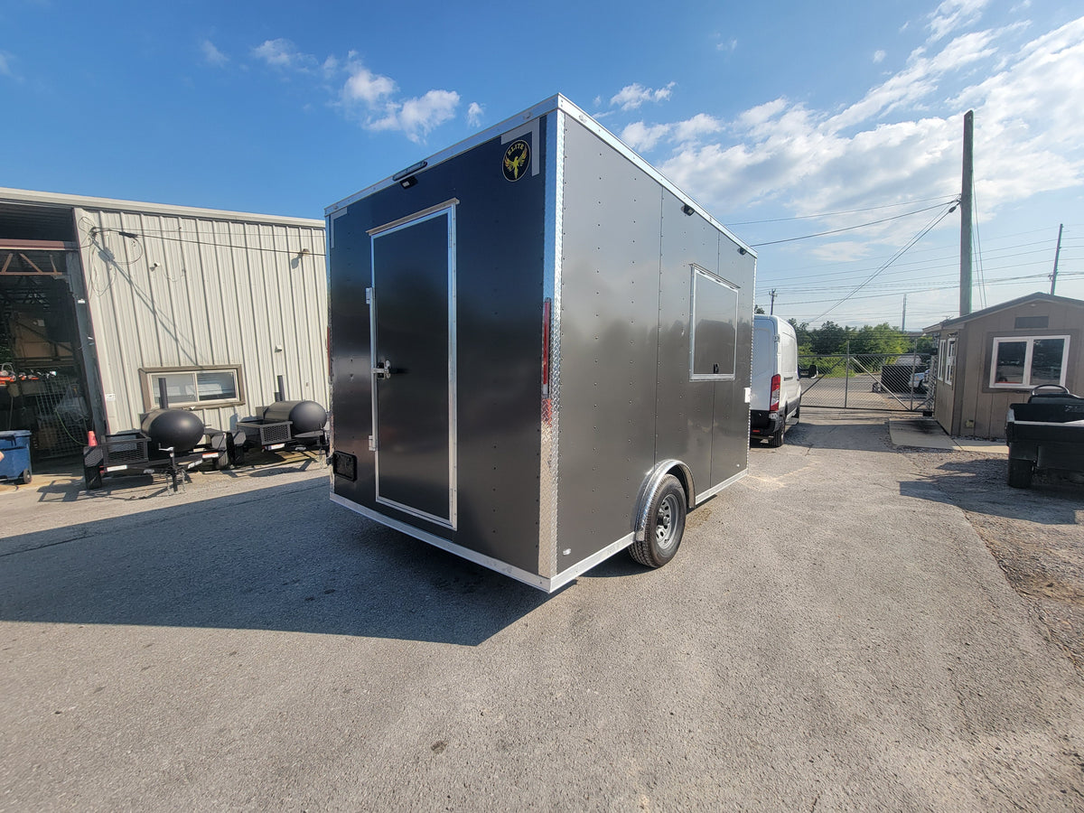 8.5x12 Elite Concession Food Trailer Merchandising