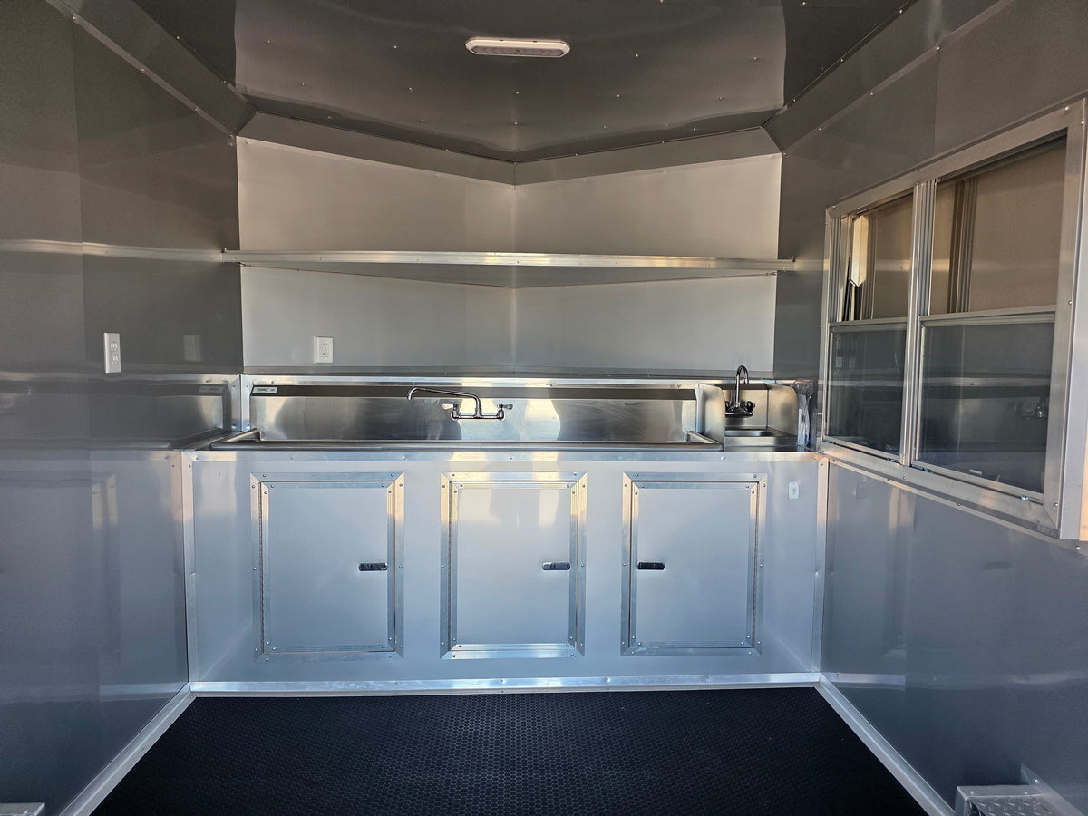 8.5x12 Elite Concession Food Trailer Merchandising