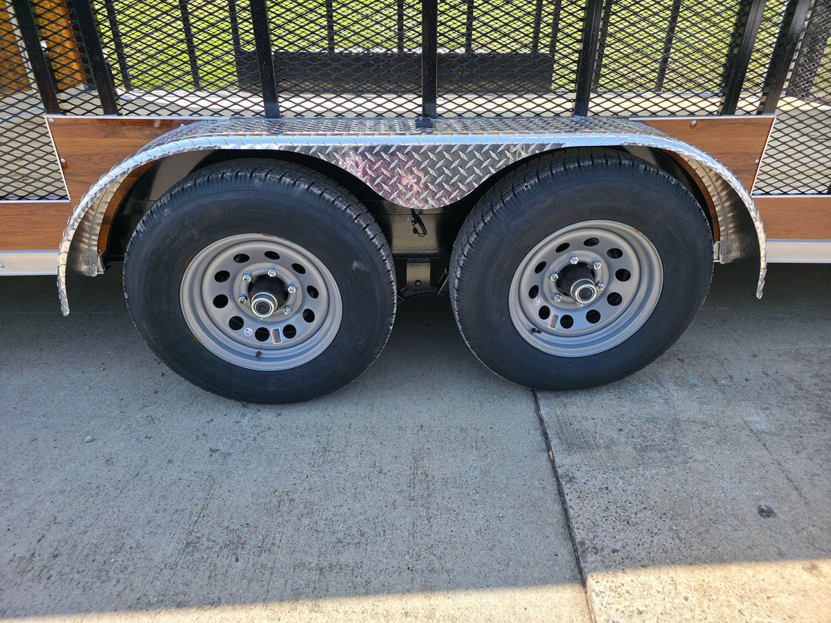 7' X 20' Custom Hybrid Enclosed Trailer (2) 5200lb Axles and 50 Amp Power