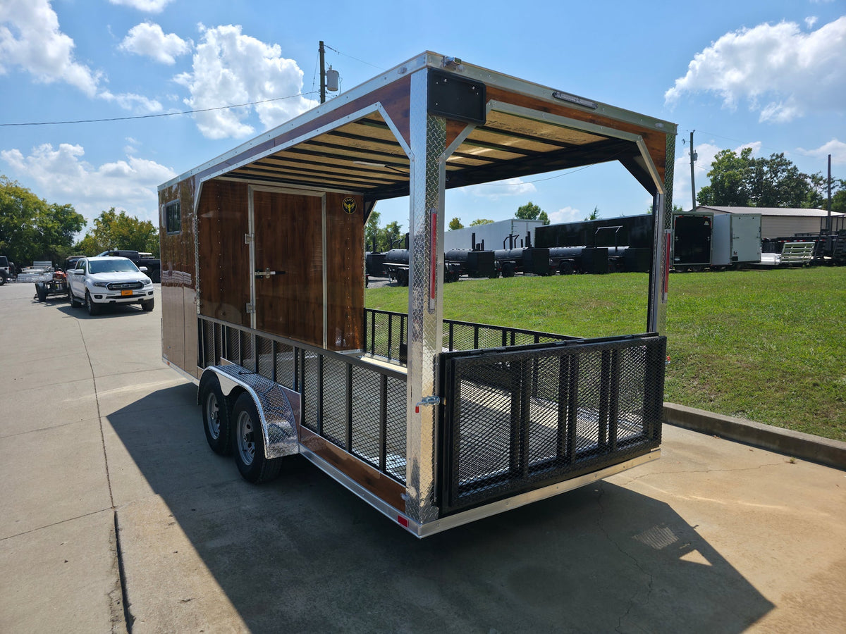 7' X 20' Custom Hybrid Enclosed Trailer (2) 5200lb Axles and 50 Amp Power