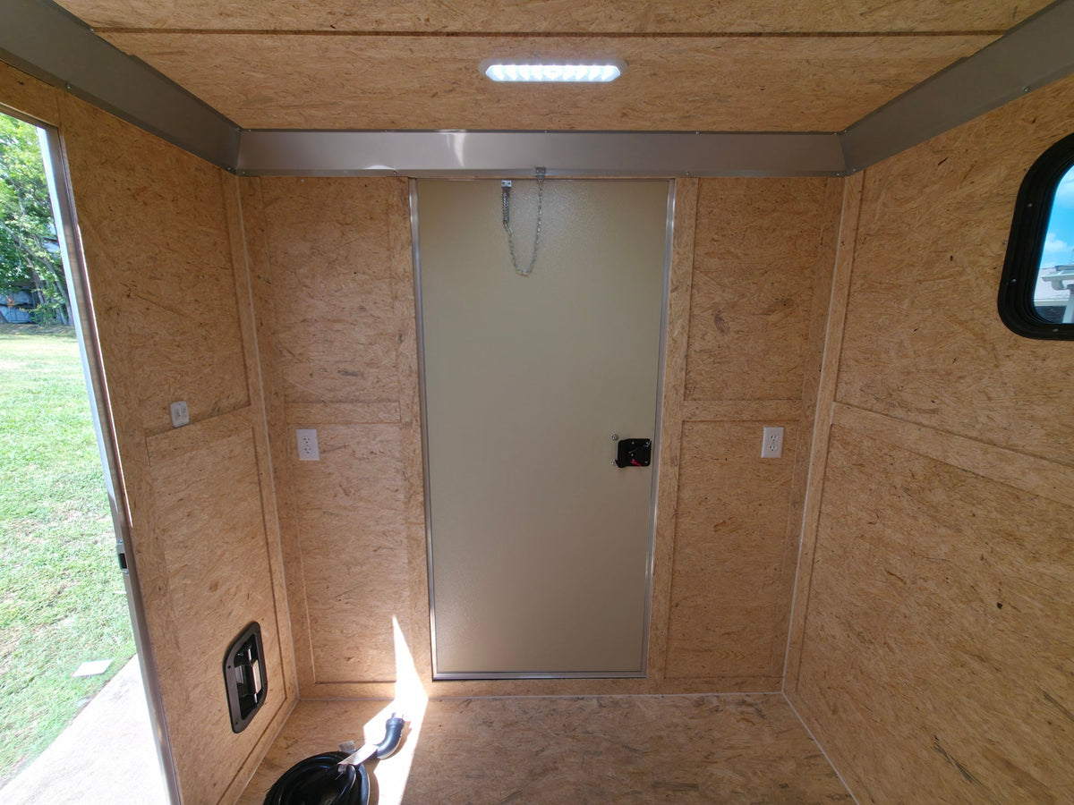 7' X 20' Custom Hybrid Enclosed Trailer (2) 5200lb Axles and 50 Amp Power