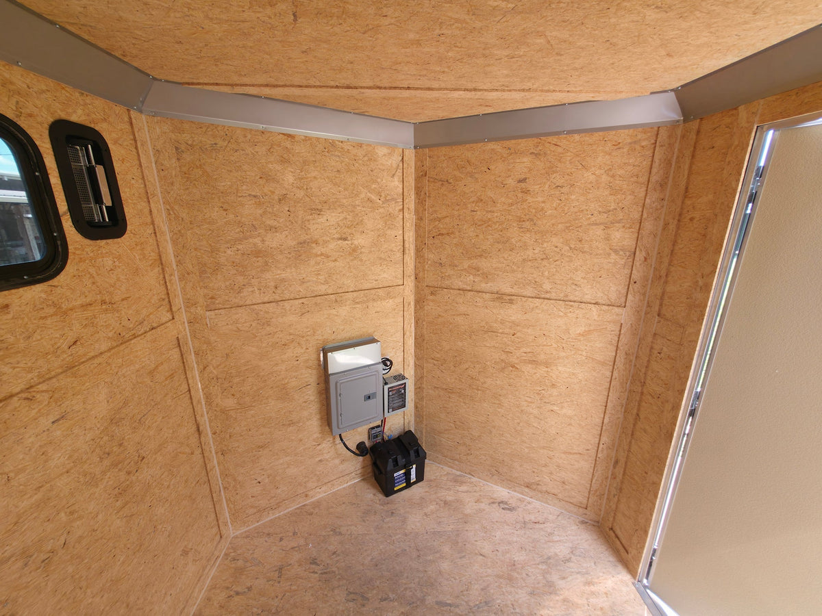 7' X 20' Custom Hybrid Enclosed Trailer (2) 5200lb Axles and 50 Amp Power