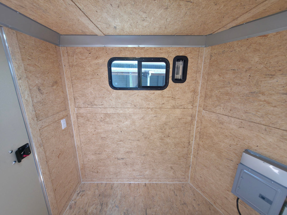 7' X 20' Custom Hybrid Enclosed Trailer (2) 5200lb Axles and 50 Amp Power