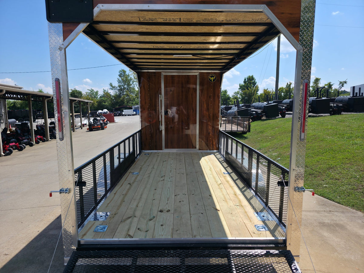 7' X 20' Custom Hybrid Enclosed Trailer (2) 5200lb Axles and 50 Amp Power