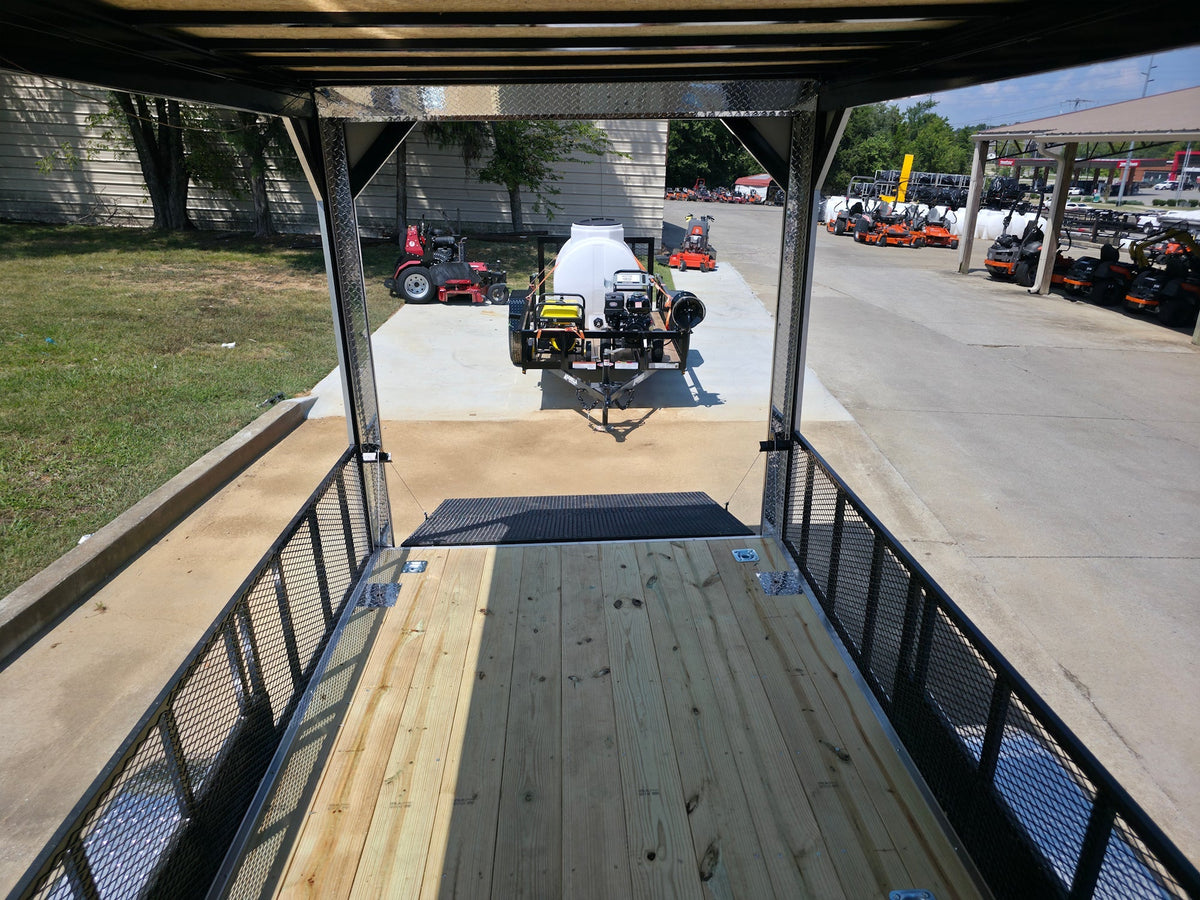 7' X 20' Custom Hybrid Enclosed Trailer (2) 5200lb Axles and 50 Amp Power