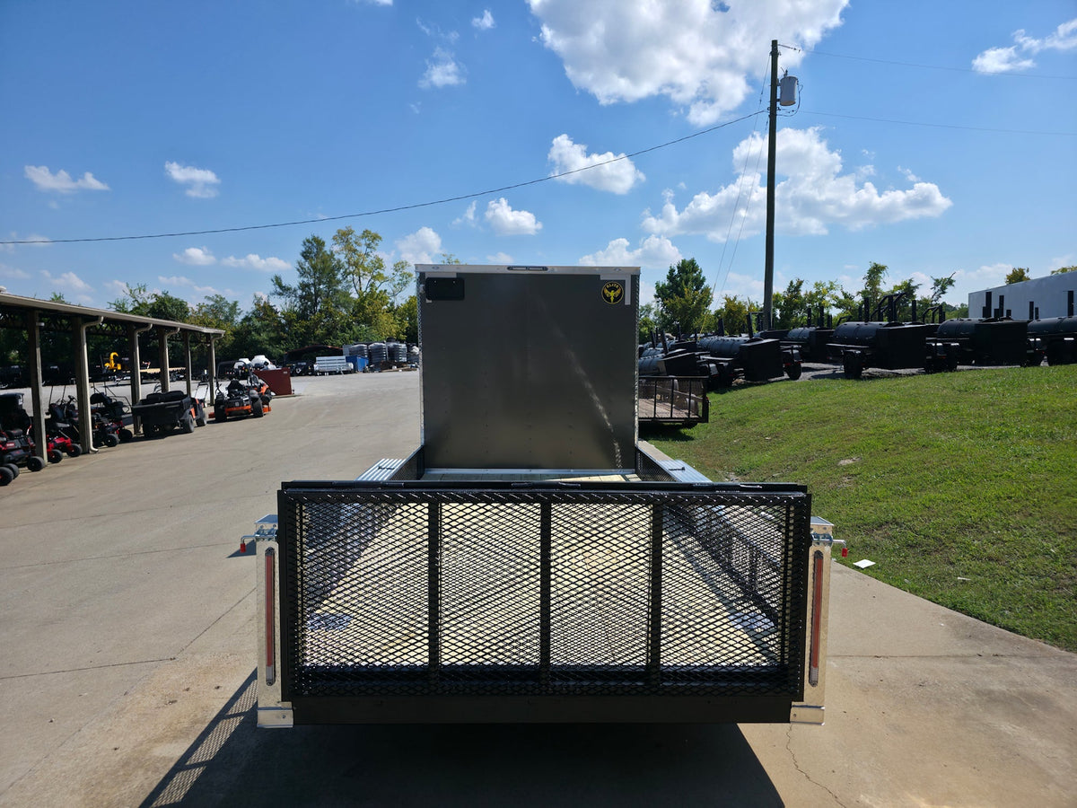 7' X 24' Custom Hybrid Enclosed Trailer Charcoal Grey (2) 5,200lb Axles