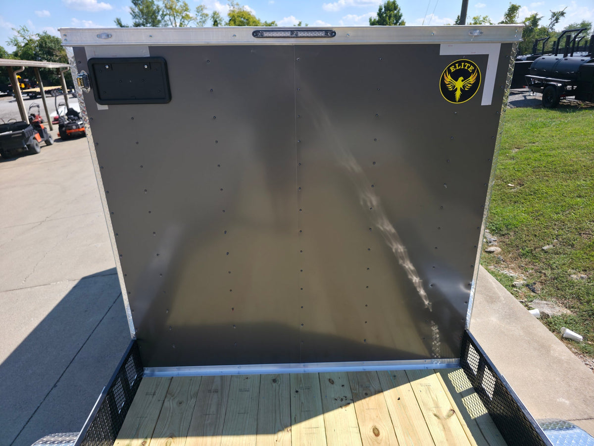 7' X 24' Custom Hybrid Enclosed Trailer Charcoal Grey (2) 5,200lb Axles
