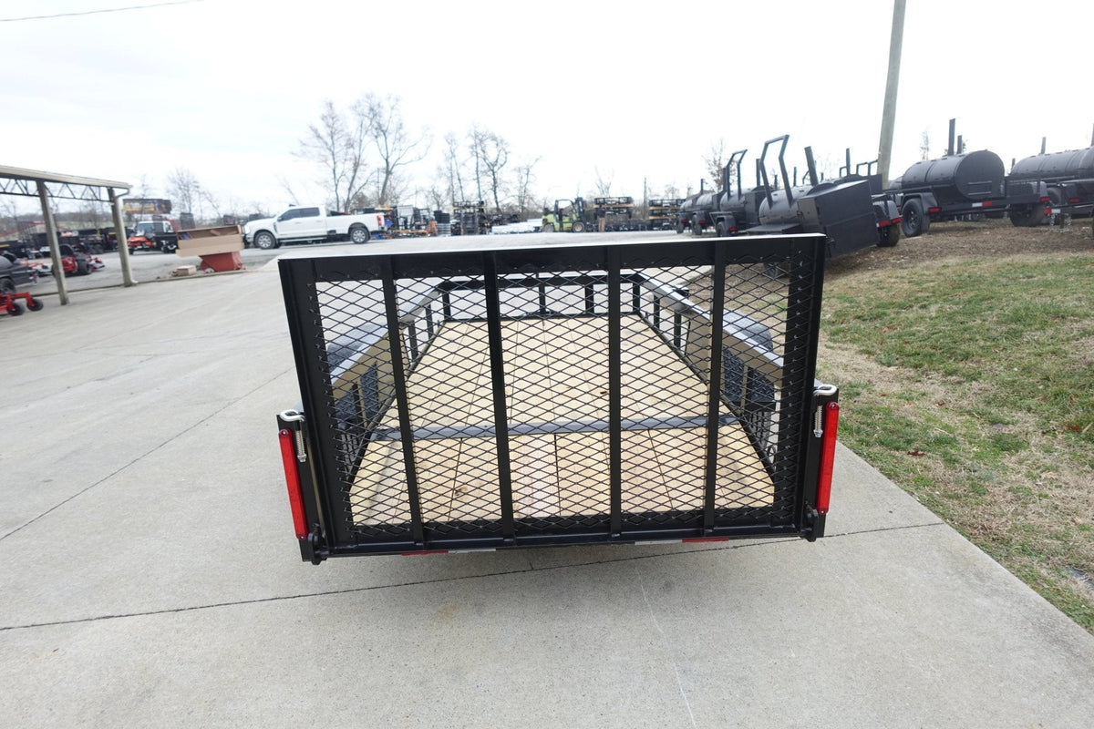 5x10 Utility Trailer Powder Coated Dovetail with Gate 3500lb Axle