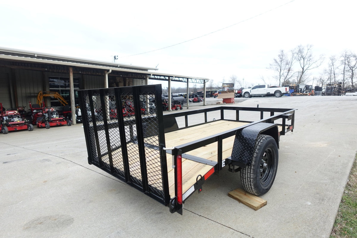 5x10 Utility Trailer Powder Coated Dovetail with Gate 3500lb Axle