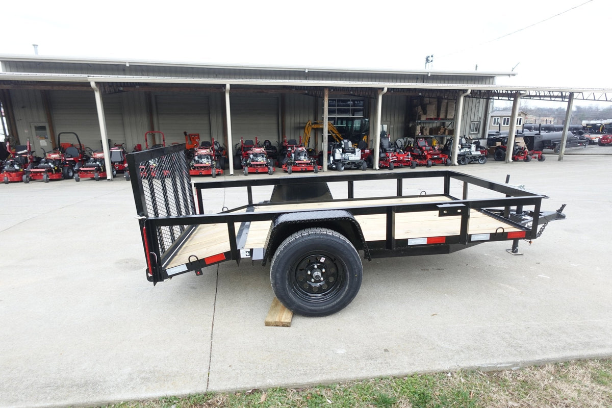 5x10 Utility Trailer Powder Coated Dovetail with Gate 3500lb Axle