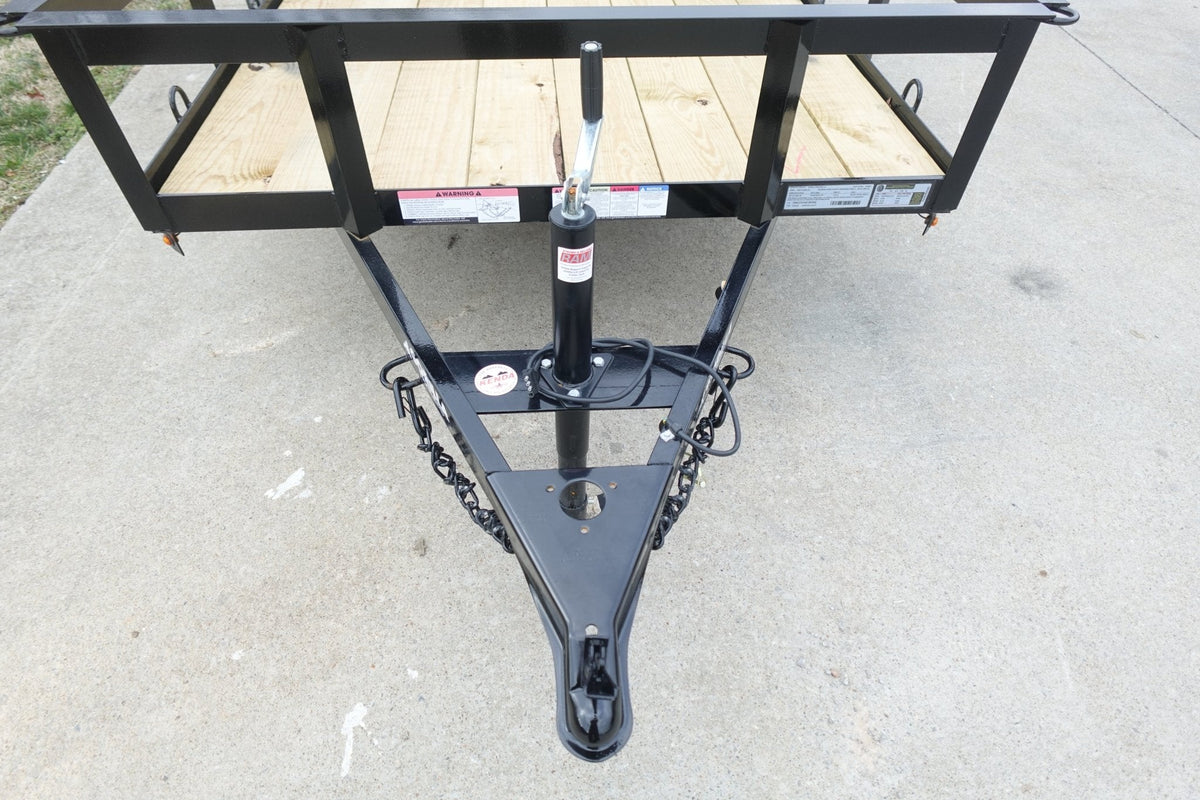 5x10 Utility Trailer Powder Coated Dovetail with Gate 3500lb Axle