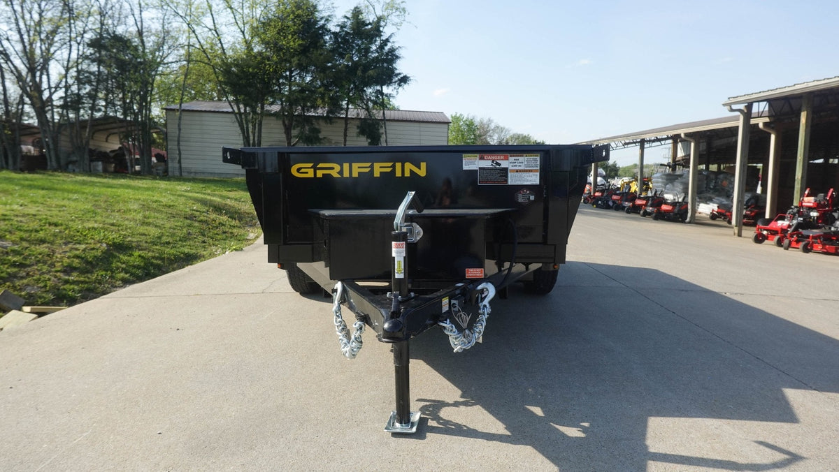 5x10 Hydraulic Dump Trailer Powder Coated with 16" Sides 7K GVWR