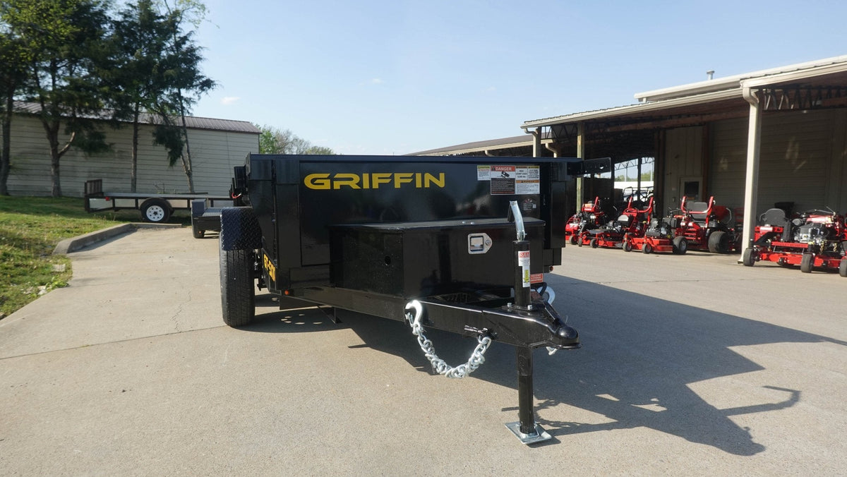 5x10 Hydraulic Dump Trailer Powder Coated with 16" Sides 7K GVWR