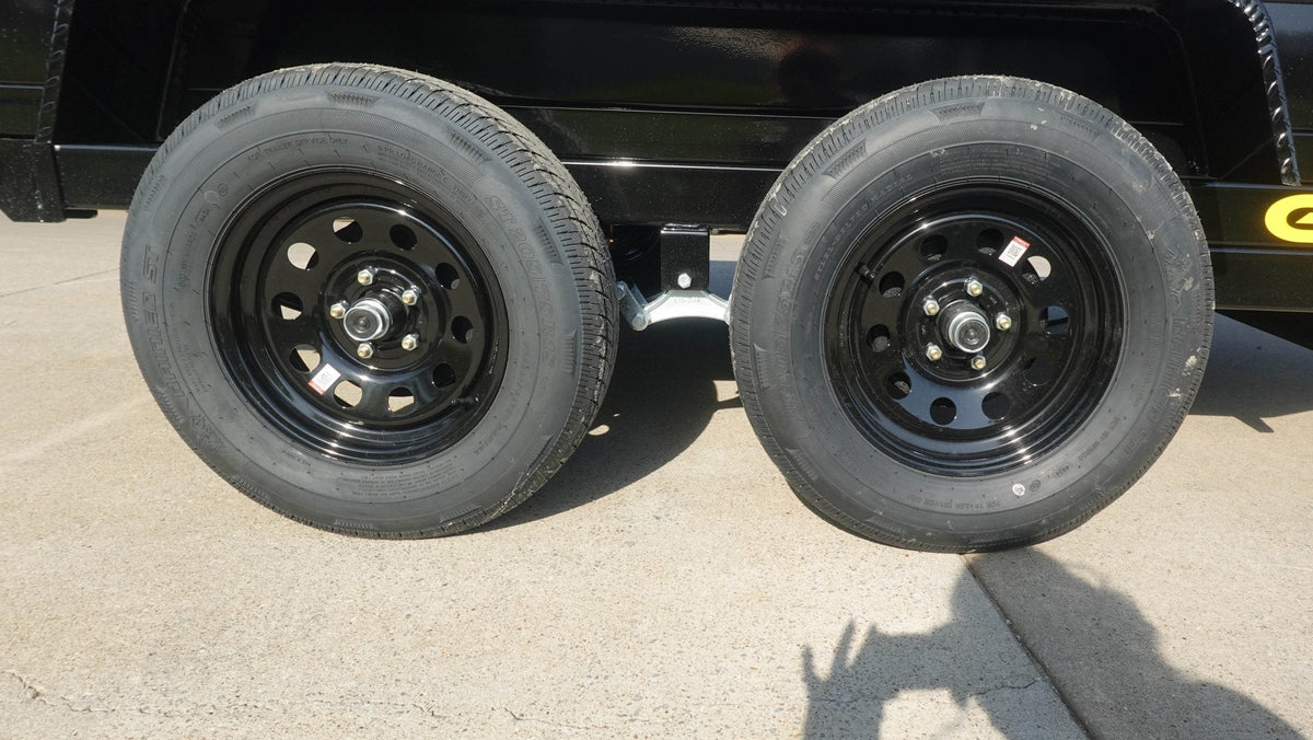 5x10 Hydraulic Dump Trailer Powder Coated with 16" Sides 7K GVWR