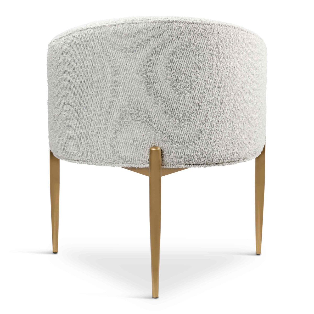 Art Deco Dining Chair in Boucle