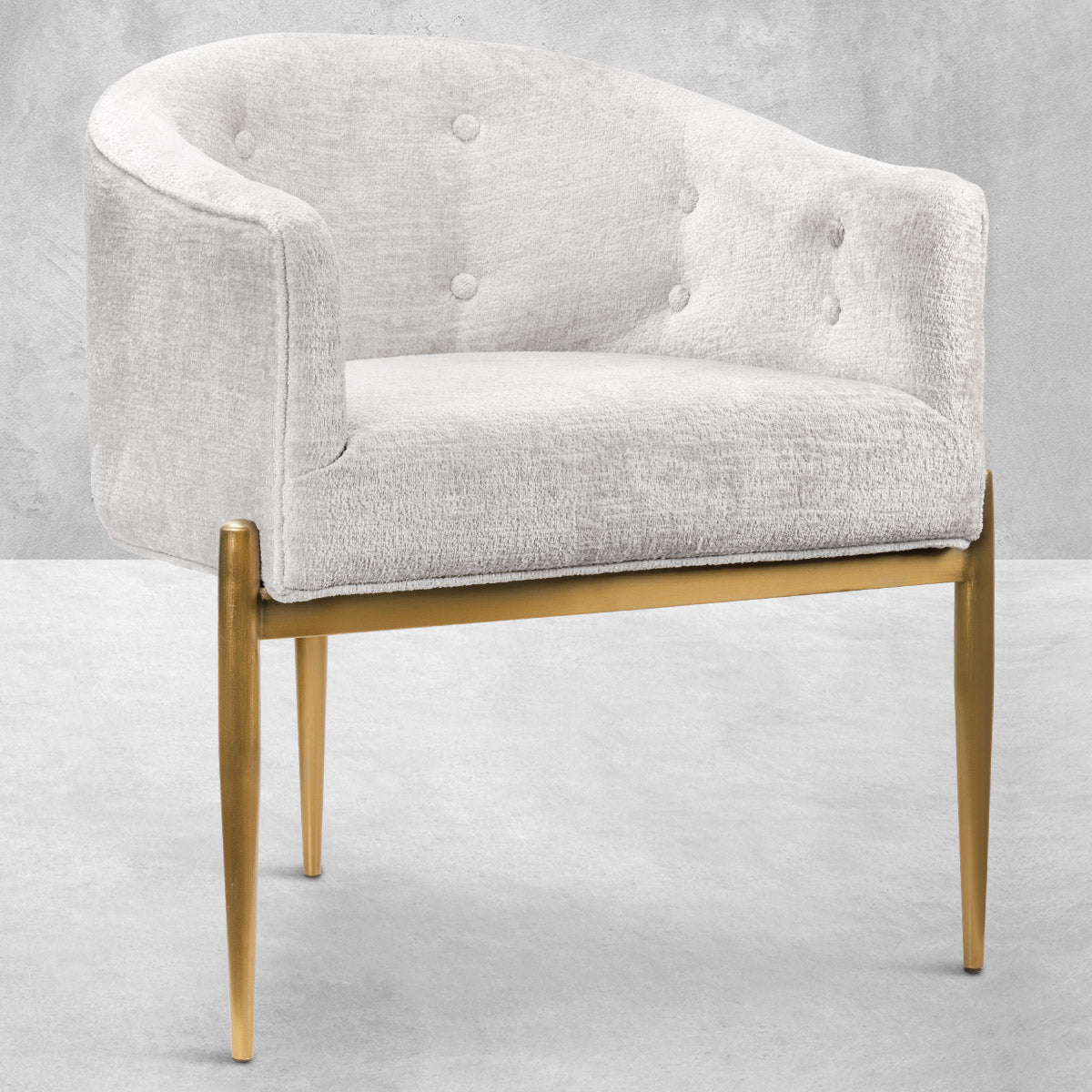 Art Deco Dining Chair in Velour
