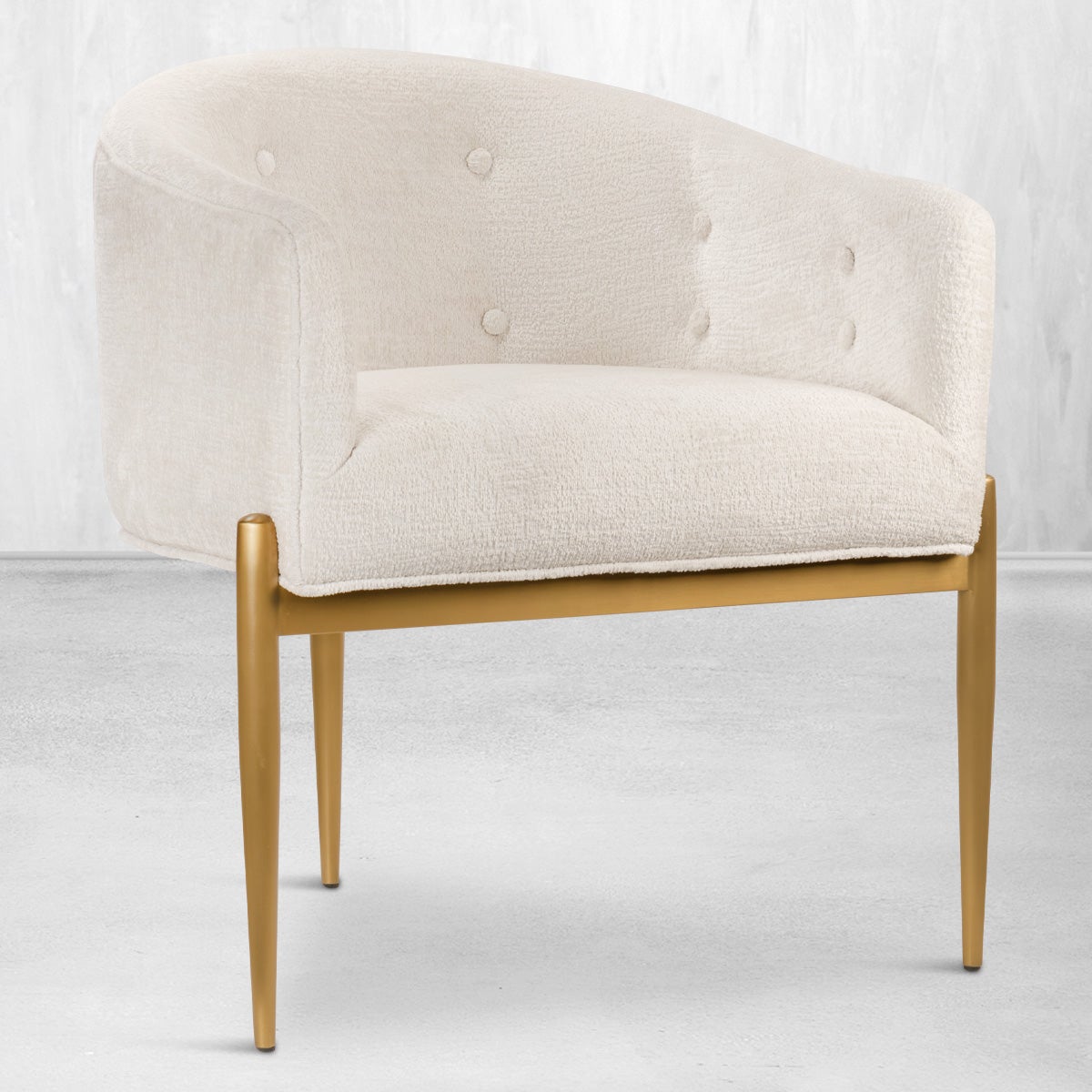 Art Deco Dining Chair in Velour