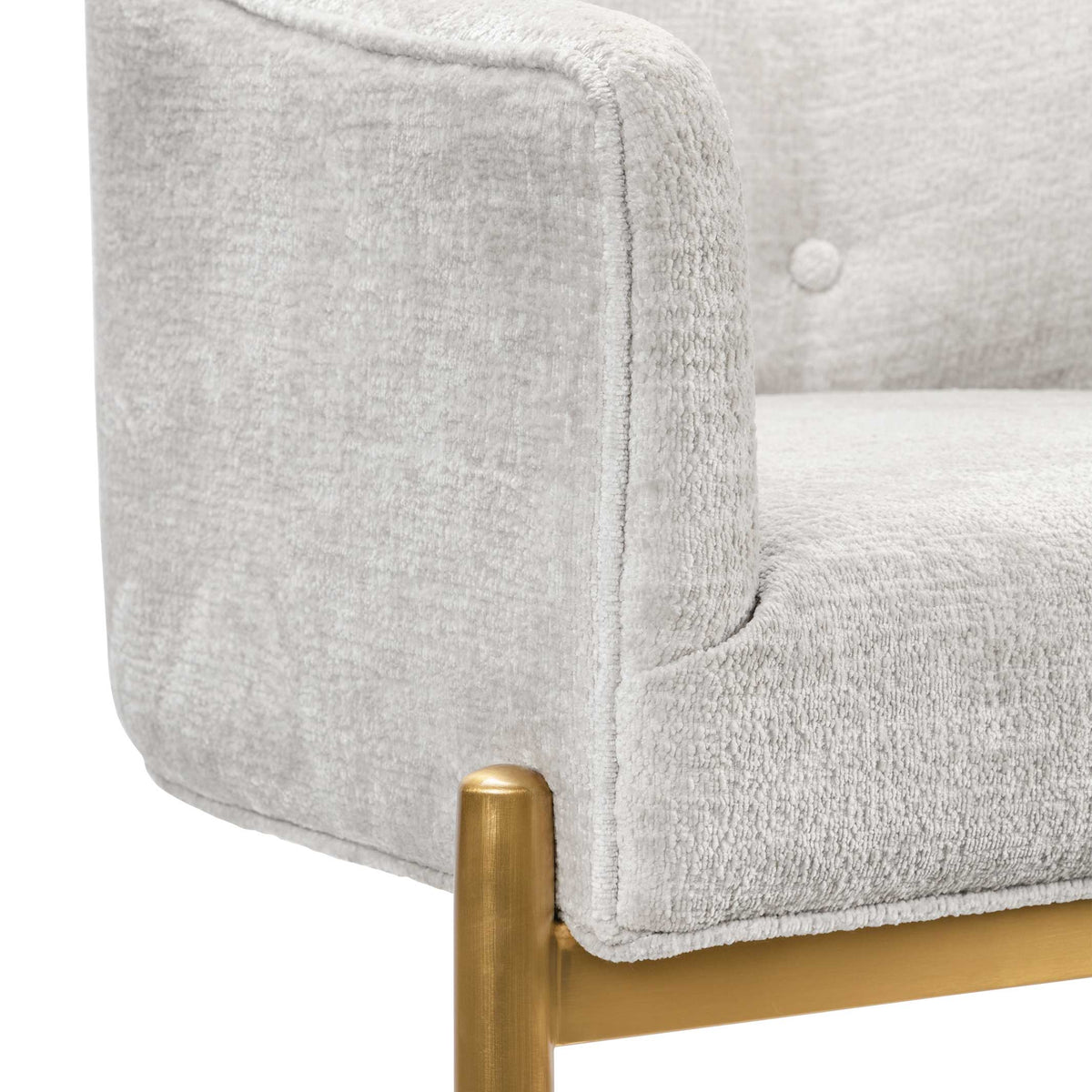 Art Deco Dining Chair in Velour