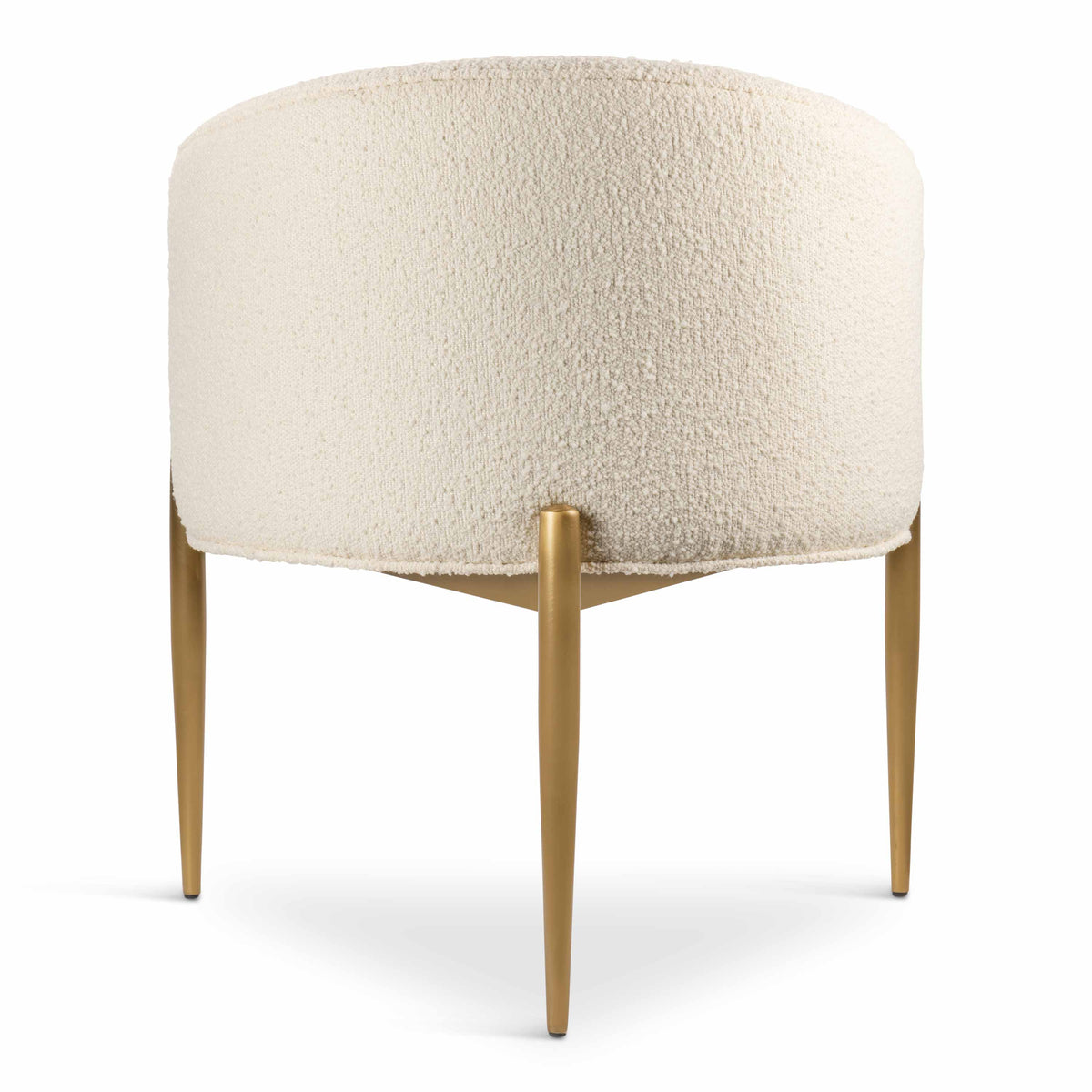 Art Deco Dining Chair in Boucle