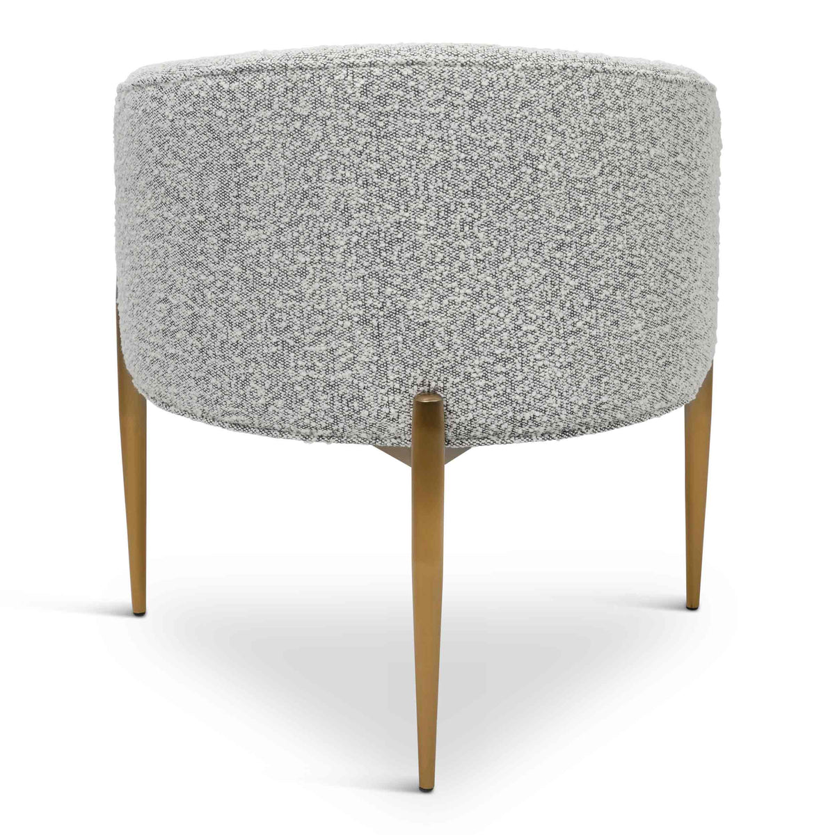 Art Deco Dining Chair in Boucle