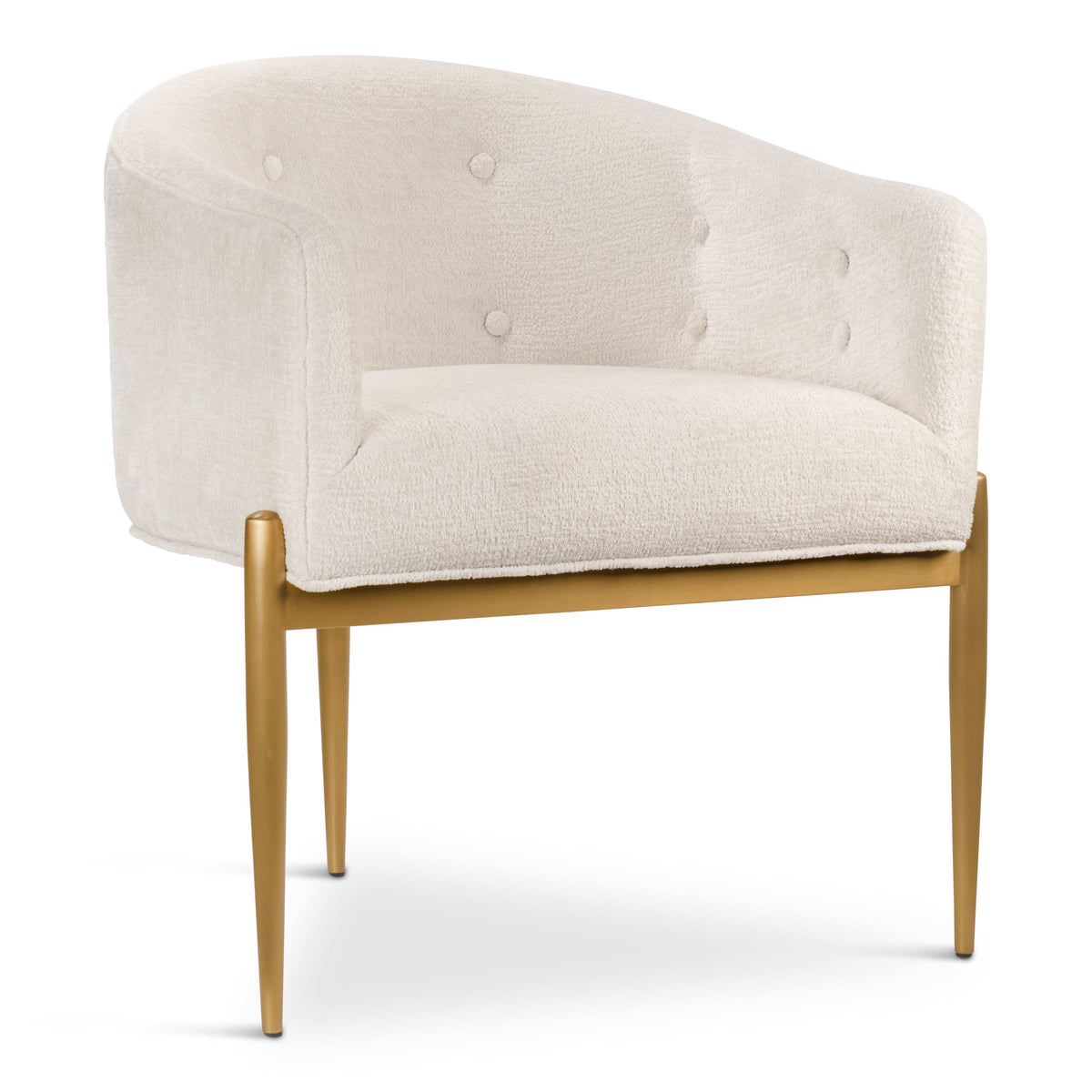 Art Deco Dining Chair in Velour