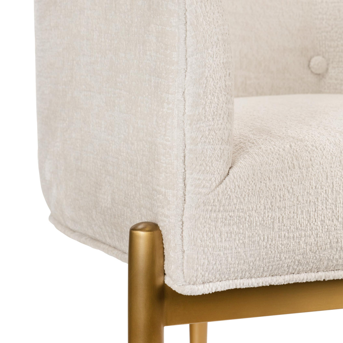 Art Deco Dining Chair in Velour