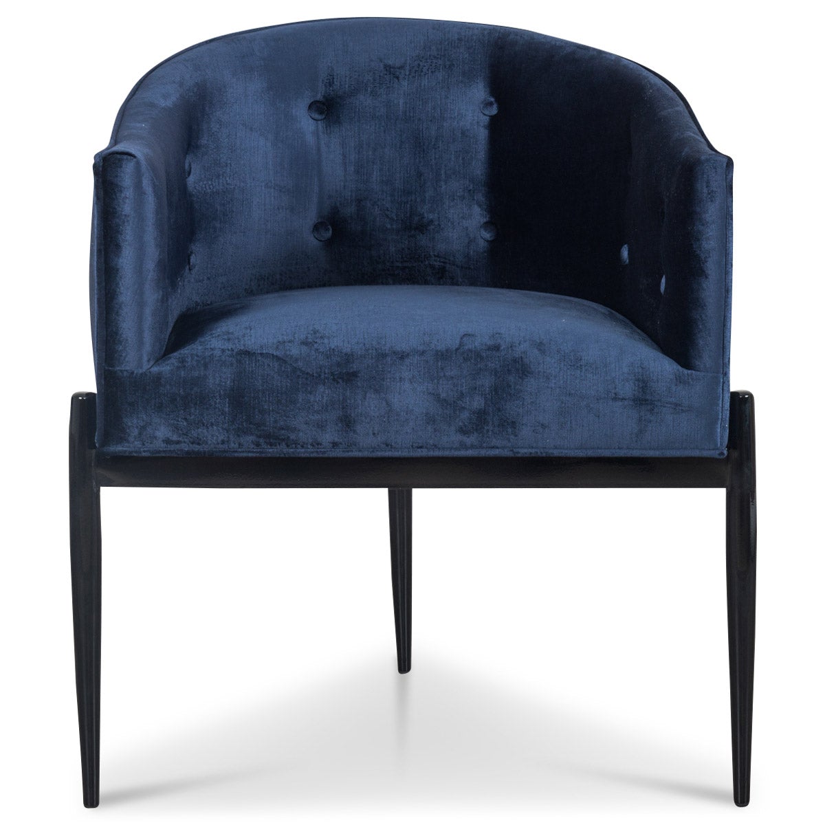 Art Deco Dining Chair in Brussels Midnight Velvet