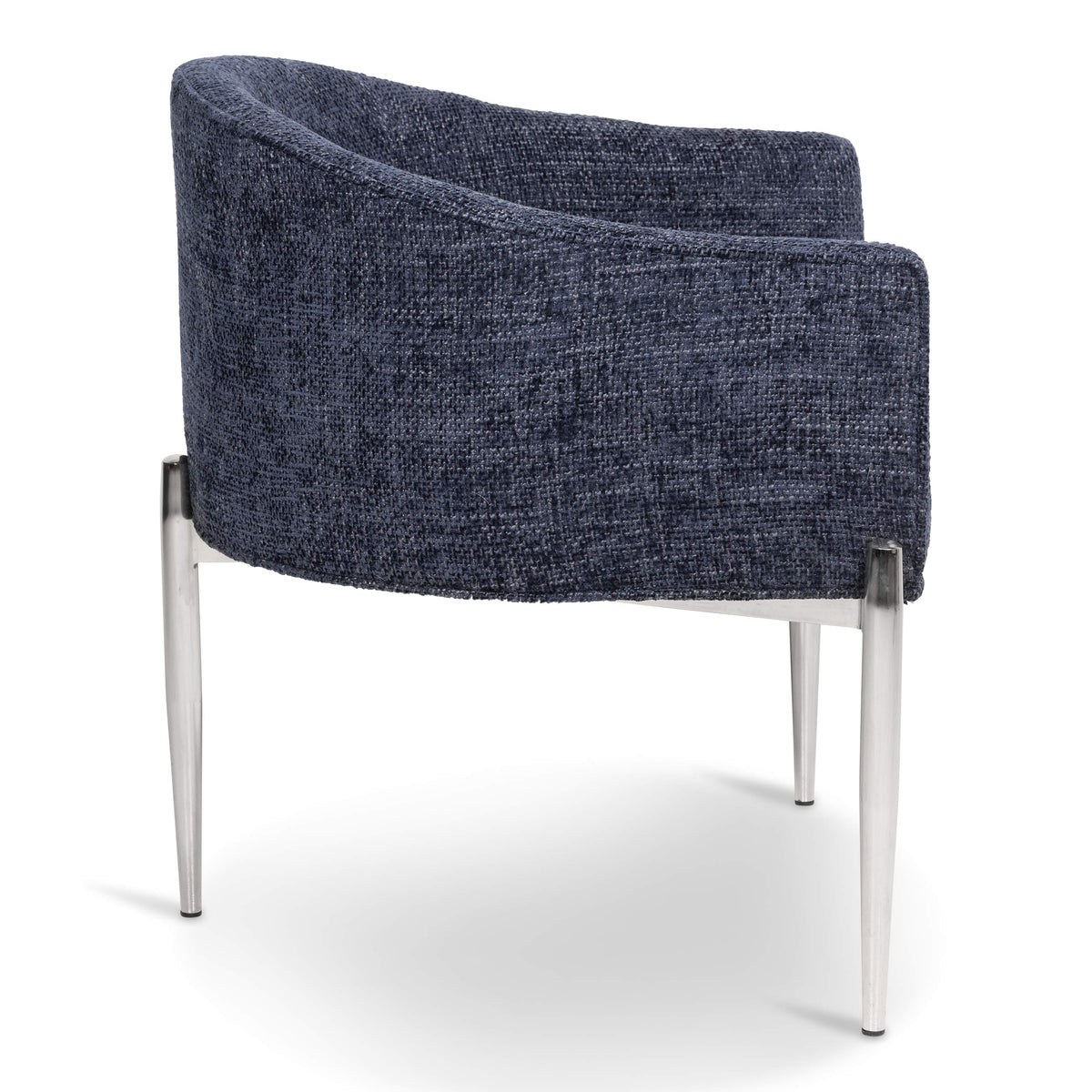 Art Deco Dining Chair in Knit Fabric