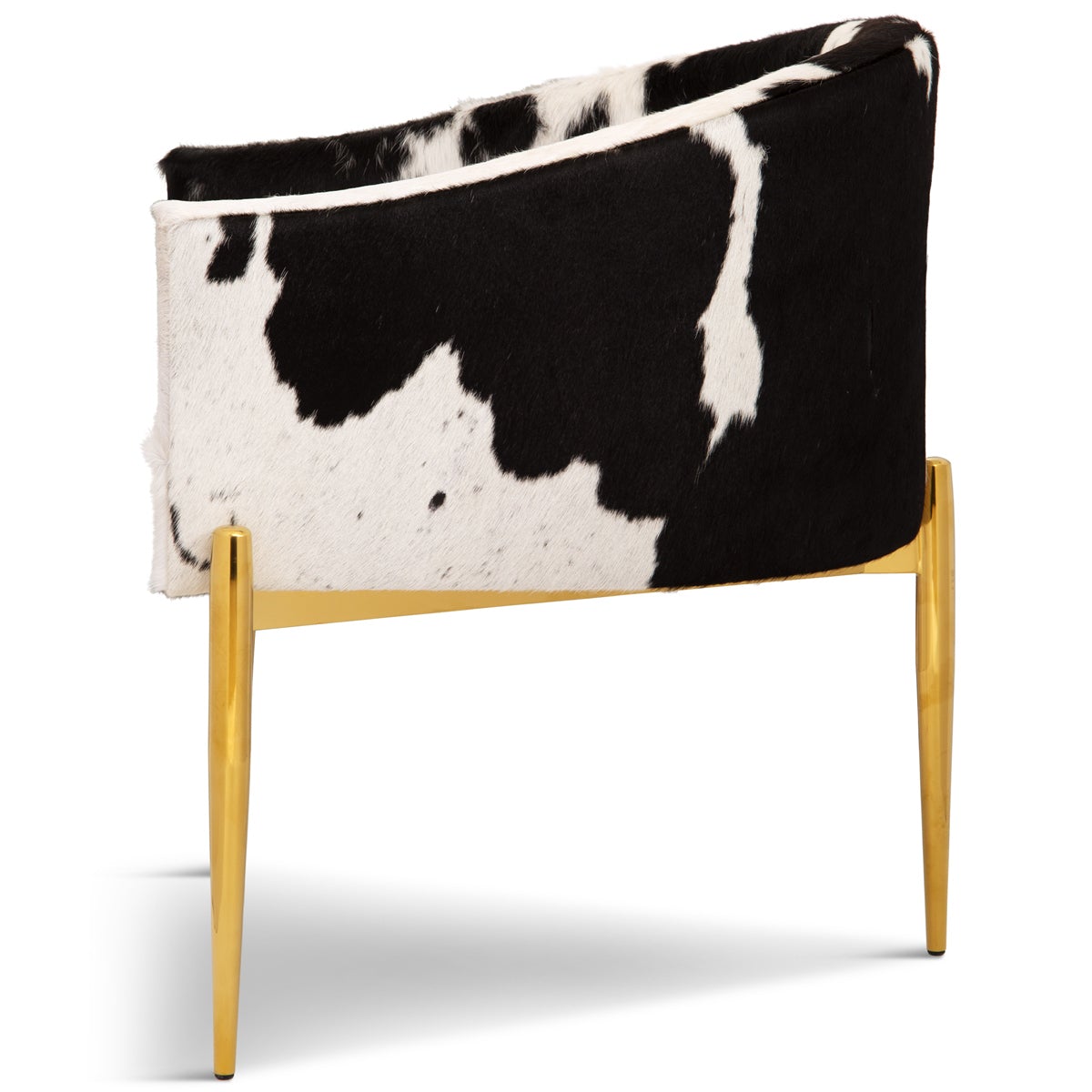 Art Deco Dining Chair in Cowhide
