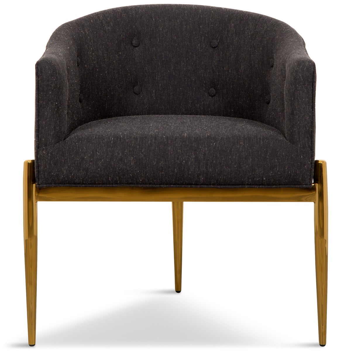 Art Deco Dining Chair in Linen