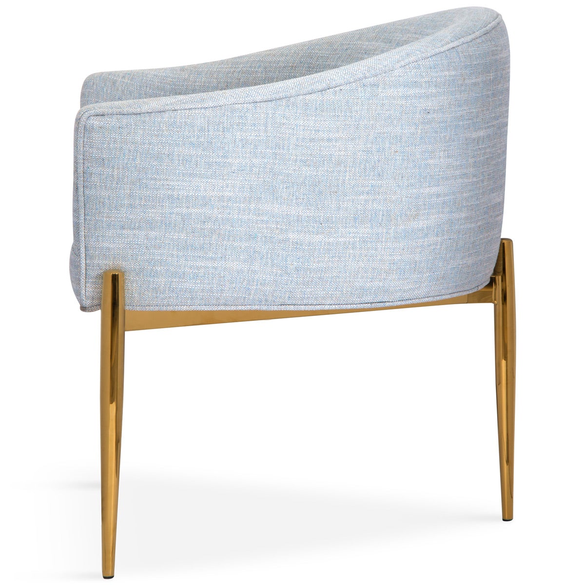 Art Deco Dining Chair in Linen