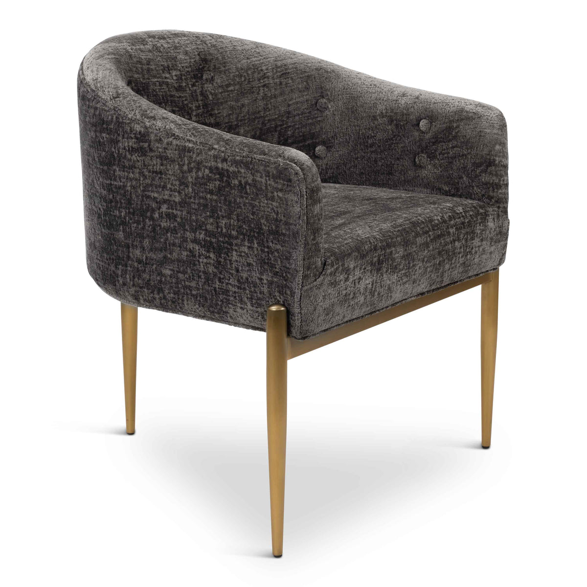 Art Deco Dining Chair in Velour