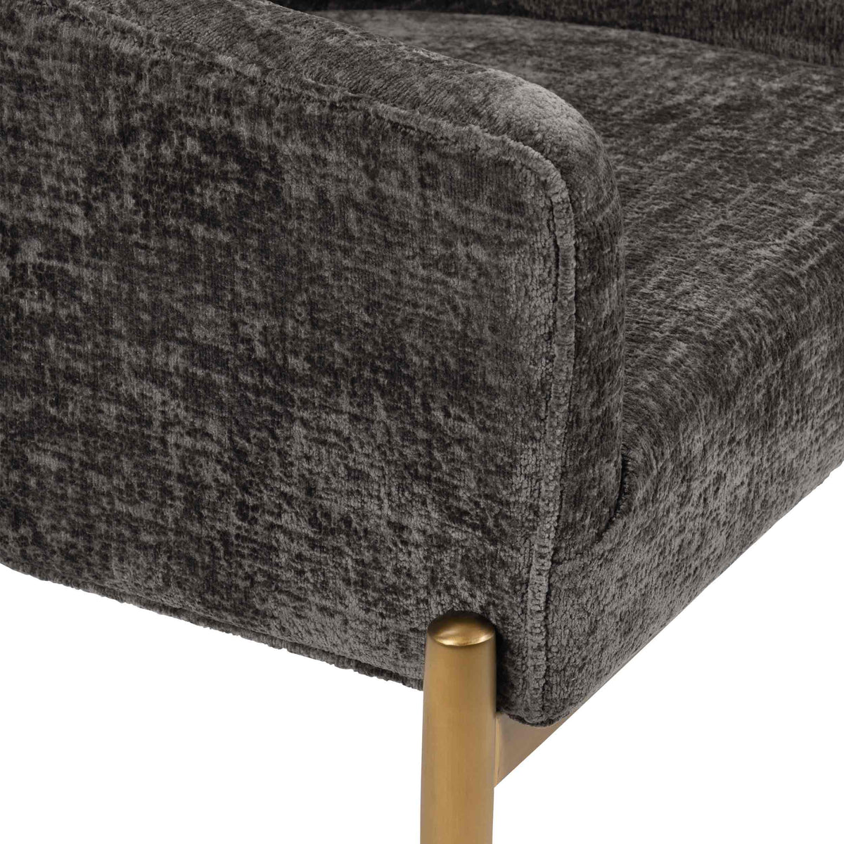 Art Deco Dining Chair in Velour